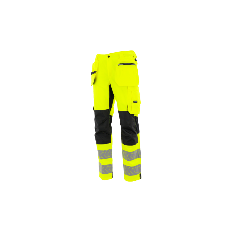 spodnie-do-pasa-ostrzegawcze-sara-monter-hi-vis-1-20-565-27-25-seledynowo-czarne