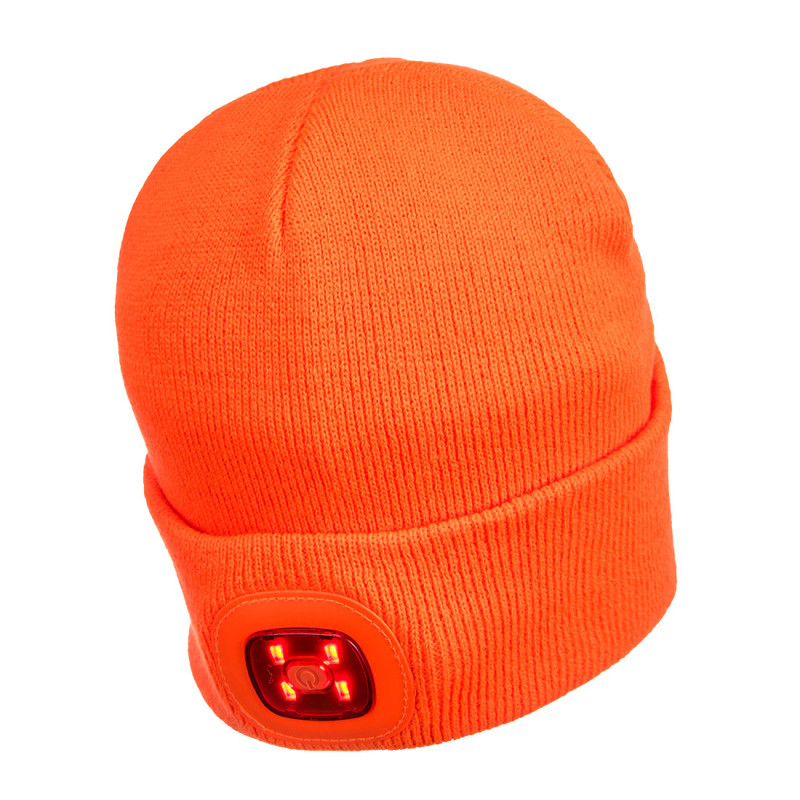 czapka-z-dwoma-lampkami-led-pomaranczowa-b028