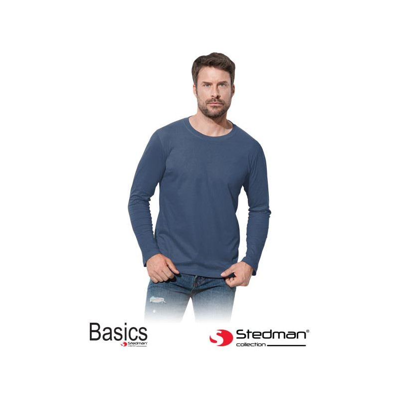 t-shirt-meski-z-dlugim-rekawem-st2500-granatowy