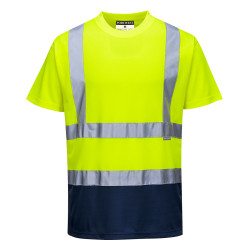 koszulka-ostrzegawcza-s378-seledynowo-granatowa