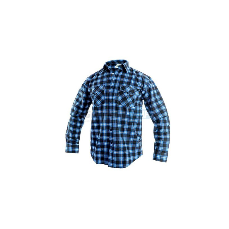 koszula-flanelowa-cxs-tom-niebiesko-czarna