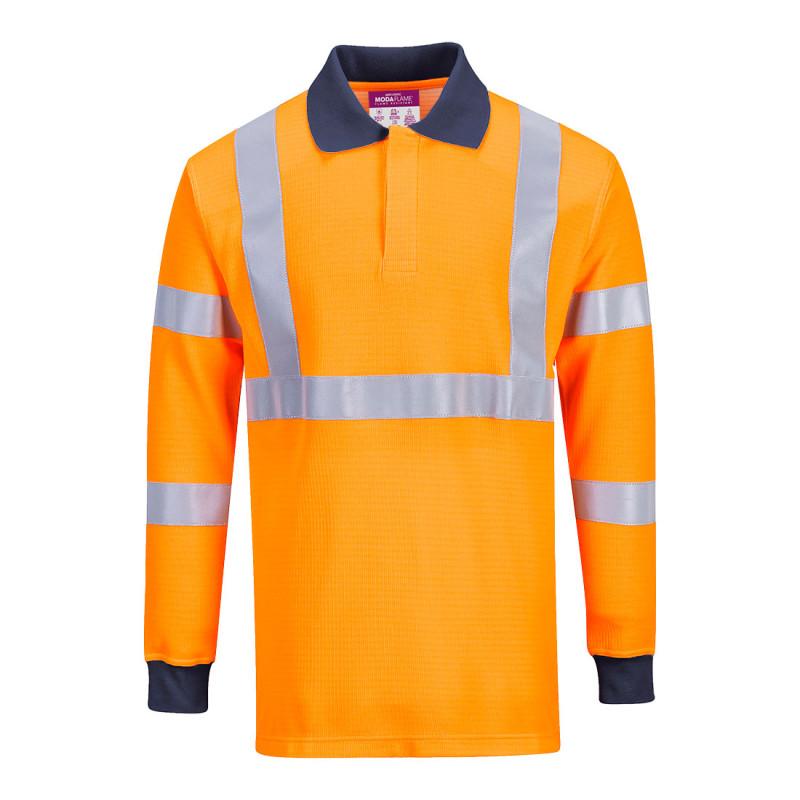 polo-ostrzegawcze-trudnopalne-portwest-ris-fr76