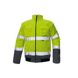 kurtka-ocieplana-clovelly-pilot-2w1-seledynowo-granatowa