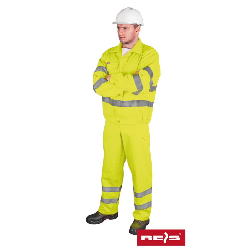 ubranie-ostrzegawcze-ul-y-bluza-spodnie-ogrodniczki-seledynowe