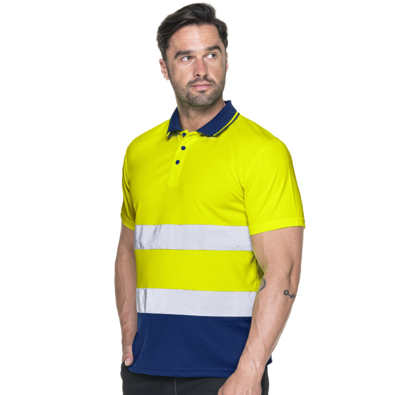 polo-ostrzegawcze-hi-vis-seledynowo-granatowe-77450-97-22
