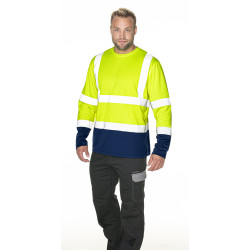 koszulka-ostrzegawcza-hi-vis-long-seledynowo-granatowa-77260-97-22