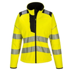 softshell-damski-ostrzegawczy-portwest-pw381-seledynowo-czarny