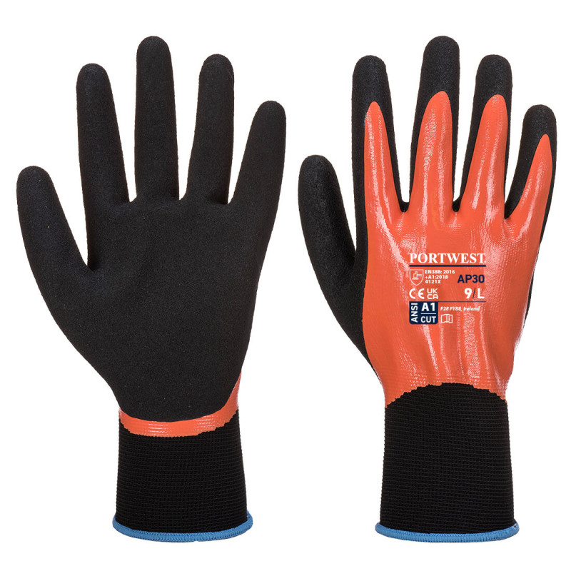 rekawica-dermi-pro-ap30-czarno-pomaranczowe