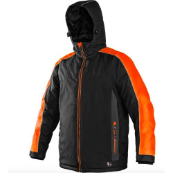 kurtka-ocieplana-cxs-brighton-czarno-pomaranczowa