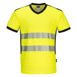 t-shirt-ostrzegawczy-pw310-seledynowy