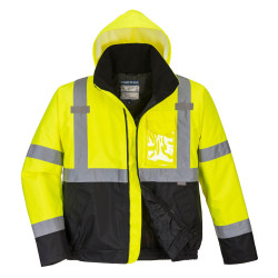 kurtka-s363-dwukolorowa-ostrzegawcza-bomber-zolty-czarny