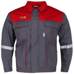 bluza-antyelektrostatyczna-grzmot-duo-esd-szaro-czerwona
