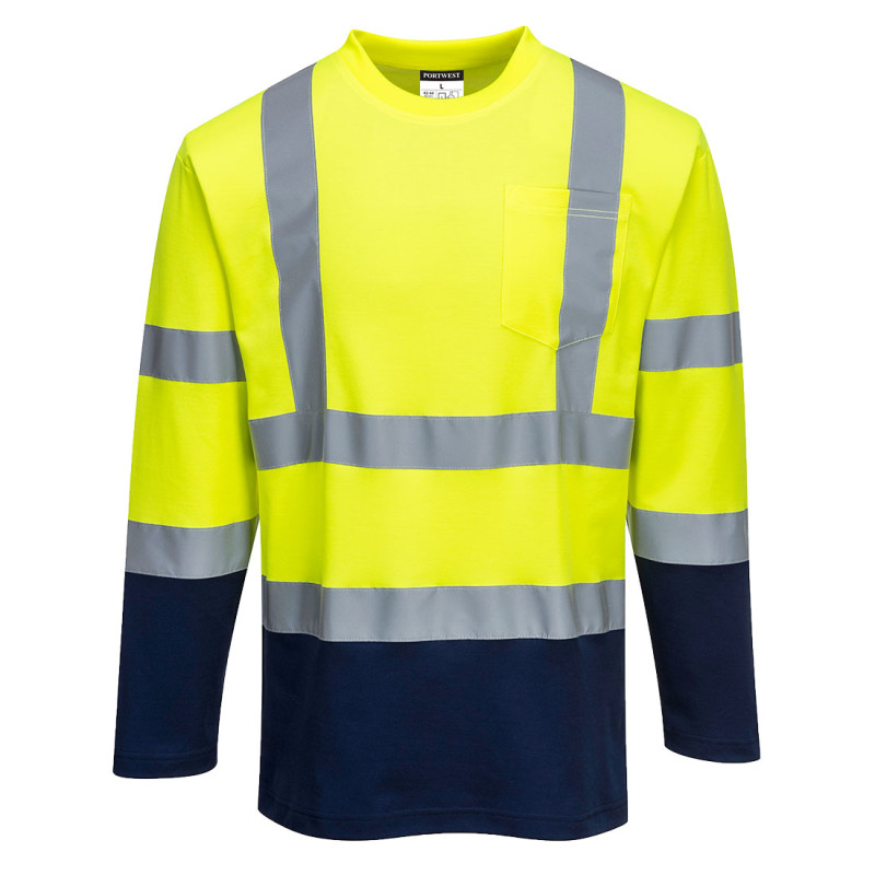koszulka-z-dlugi-rekawem-cotton-comfort-s280-seledynowo-granatowa
