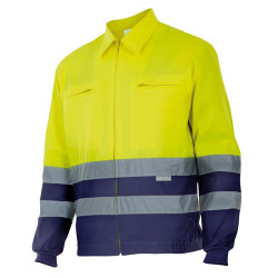 bluza-robocza-hv-two-tone-153-seledynowo-granatowa