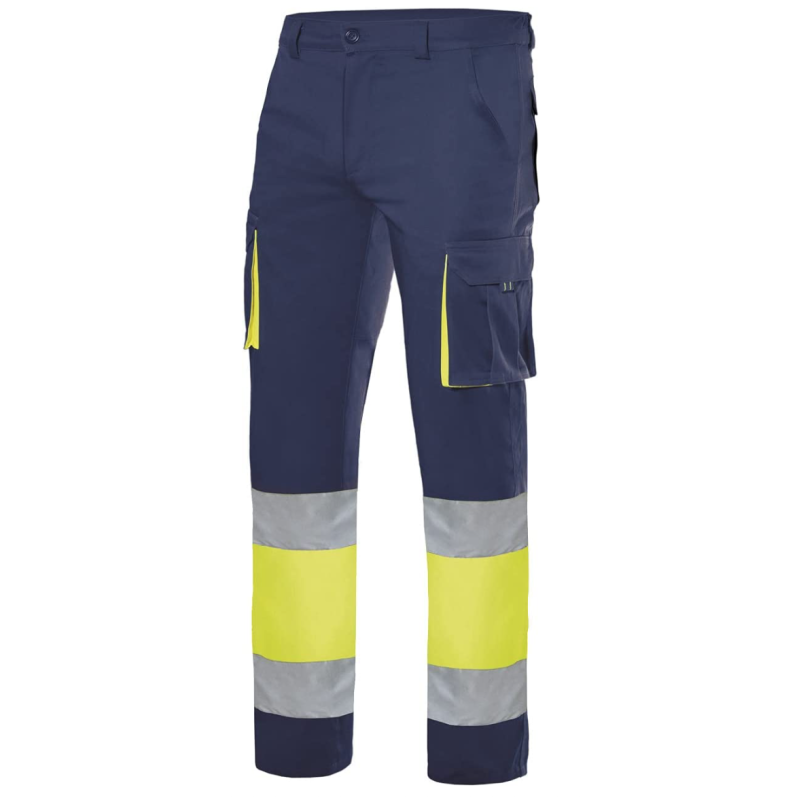 spodnie-do-pasa-303002s-hv-two-tone-stretch-granatowo-seledynowe