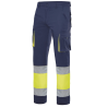 spodnie-do-pasa-303002s-hv-two-tone-stretch-granatowo-seledynowe