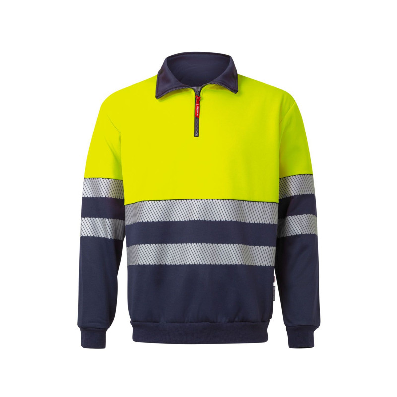 bluza-ostrzegawcza-velilla-305703-seledynowo-granatowa