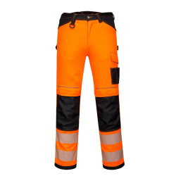 damskie-spodnie-ostrzegawcze-stretch-pw385-pomaranczowe-czarne