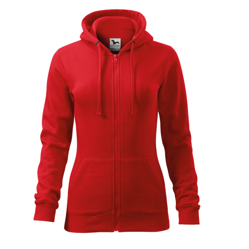 bluza-damska-trendy-zipper-411-czerwona