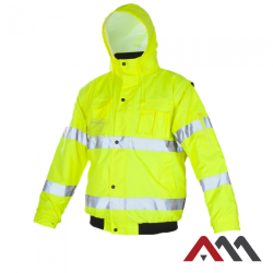 kurtka-bomberka-ostrzegawcza-flash-short-yellow-kat-2-seledynowa
