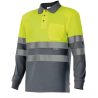 polo-ostrzegawcze-velilla-hv-ls-two-tone-175-szaro-seledynowa