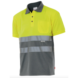 polo-ostrzegawcze-velilla-hv-ss-two-tone-173-szaro-seledynowe