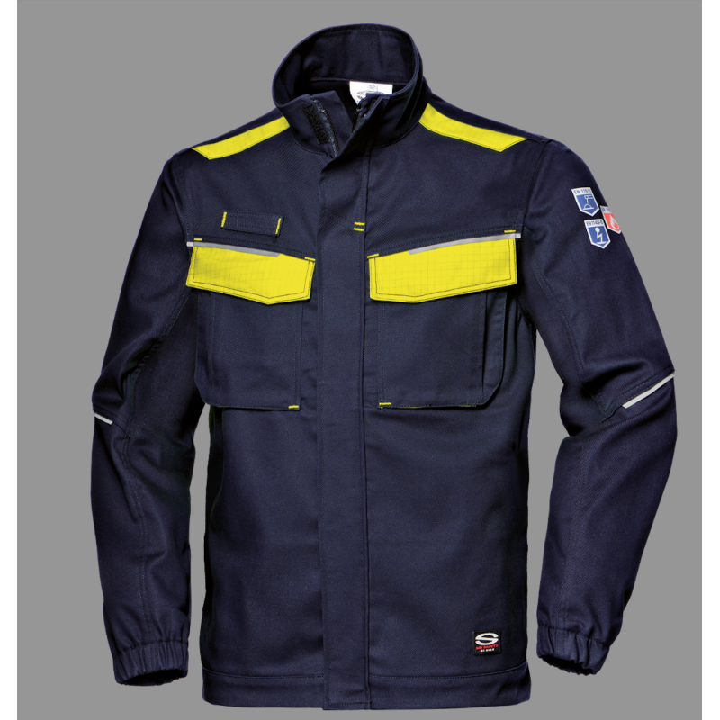 bluza-sir-safety-mc5744-polytech-stretch-granatowo-zolta