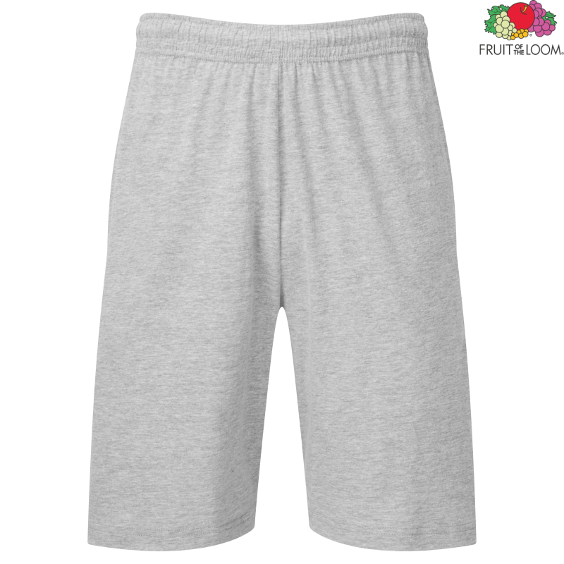 spodenki-fruit-of-the-loom-iconic-195-jersey-szare