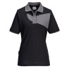 polo-damskie-portwest-pw219-czarno-szare