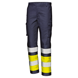 spodnie-do-pasa-ostrzegawcze-sir-safety-mc5971-granatowo-seledynowe