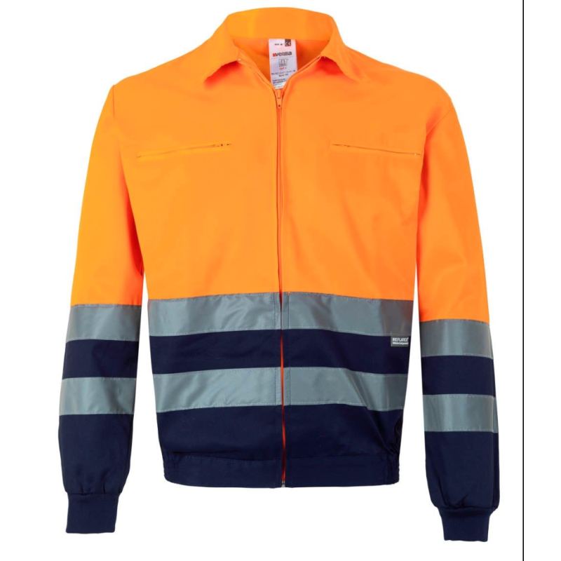 bluza-ostzregawcza-velilla-hv-two-tone-153-pomaranczowo-granatowa