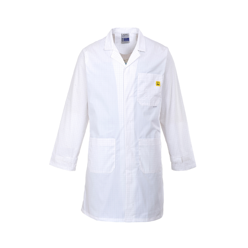fartuch-antyelektrostatyczny-portwest-as10-esd-bialy