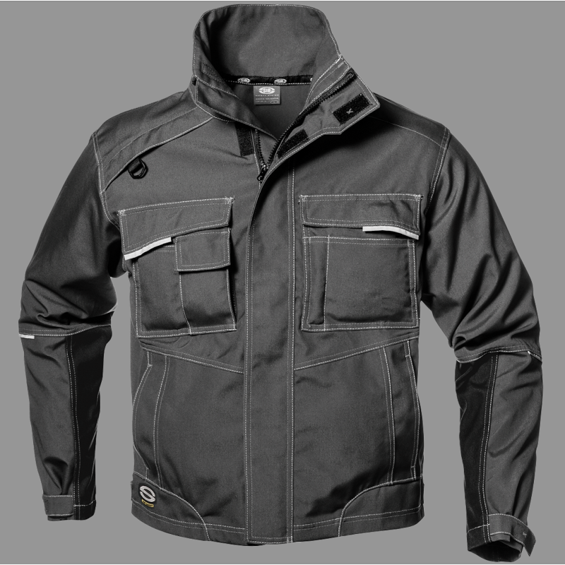 bluza-sir-safety-gemini-mc2043-szaro-czarna