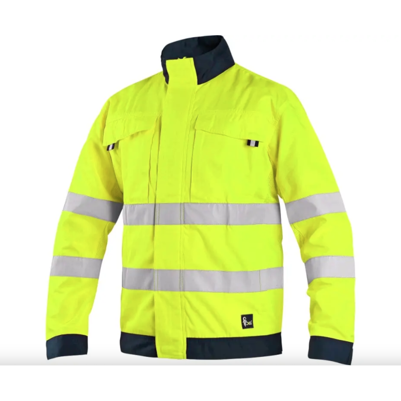 bluza-ostrzegawcza-cxs-halifax-seledynowo-granatowa