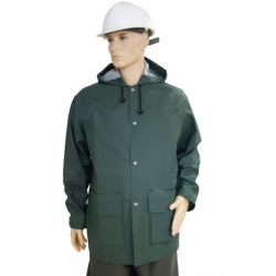 kurtka-wodochronna-mat-pcv-art-0101-zielona
