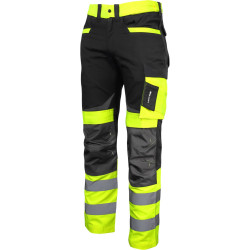 spodnie-do-pasa-ostrzegawcze-slim-fit-l40511-czarno-zolte