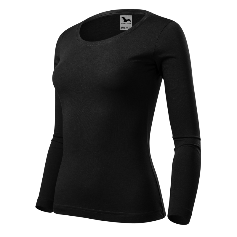 koszulka-damska-z-dlugim-rekawem-fit-t-ls169-czarna