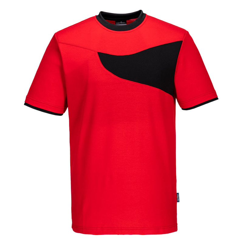 t-shirt-portwest-pw211-czerwono-czarny
