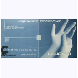 rekawice-lateksowe-delicato-lekko-pudrowane100-szt