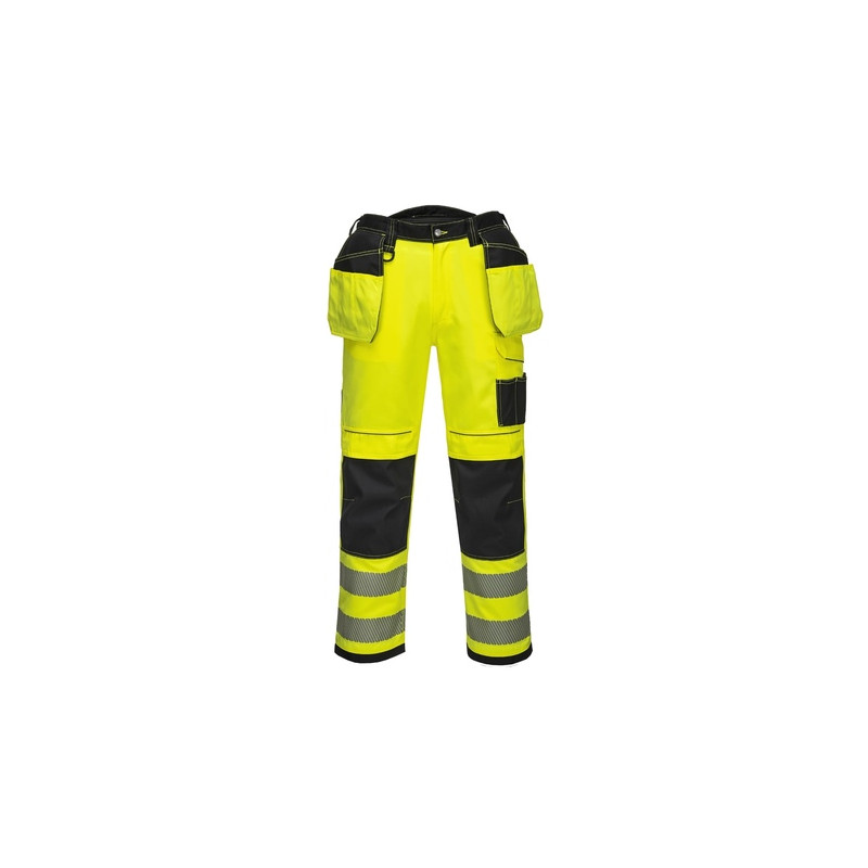spodnie-do-pasa-ostrzegawcze-vision-t501-zolto-czarne