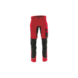Spodnie do pasa Sara MOTIONFLEX 1-05-525-51-25, ciemnoczerwone-czarne