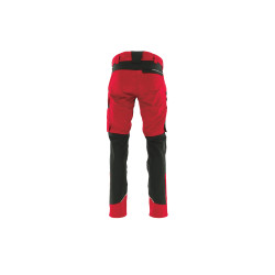 Spodnie do pasa Sara MOTIONFLEX 1-05-525-51-25, ciemnoczerwone-czarne