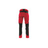 Spodnie do pasa Sara MOTIONFLEX 1-05-525-51-25, ciemnoczerwone-czarne