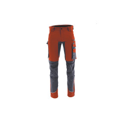 Spodnie do pasa Sara MOTIONFLEX 1-05-525-49-26, ceglasty-grafitowy