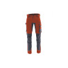 Spodnie do pasa Sara MOTIONFLEX 1-05-525-49-26, ceglasty-grafitowy