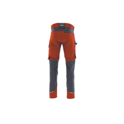 Spodnie do pasa Sara MOTIONFLEX 1-05-525-49-26, ceglasty-grafitowy