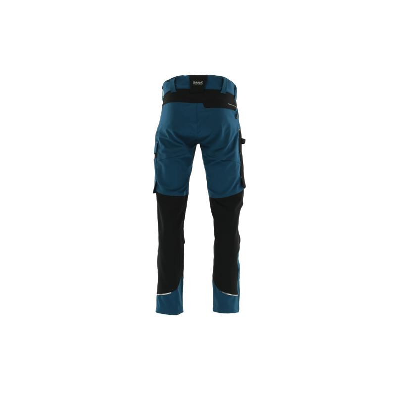 Spodnie do pasa Sara MOTIONFLEX 1-05-525-80-25, czarny-petrol