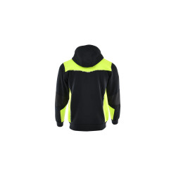 Bluza Sara Comfort plus 1-35-620-25-27, czarna-żółto-odblaskowa