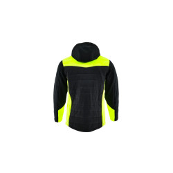 Kurtka hybrydowa Comfort Winter 1-63-630-25-27, czarny-żółty odblaskowy
