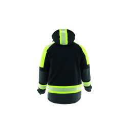 Kurtka ocieplana COMFORT NEO WINTER 1-08-635-25-27, czarno-żółto odblaskowa